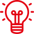 company's management bulb icon
